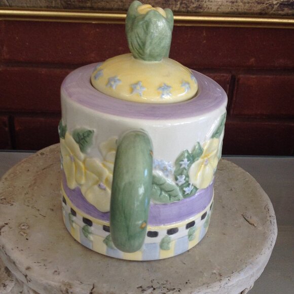 Sakura Debbie Mumm China Teapot Floral Garden - Picture 2 of 6